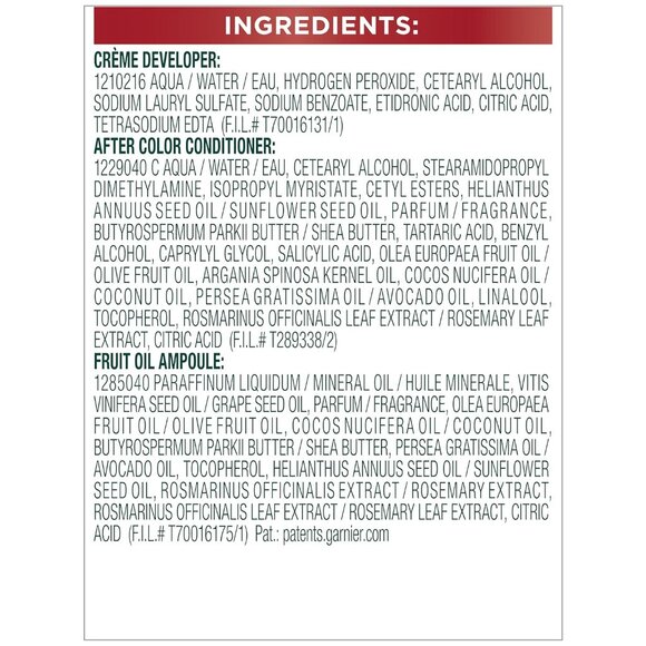 New - Garnier Hair Color Nutrisse Ultra Color Nourishing Creme, R3 Light Intense - Picture 8 of 8